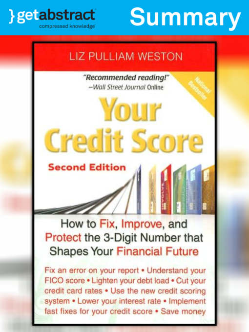 Title details for Your Credit Score (Summary) by Liz Pulliam Weston - Available